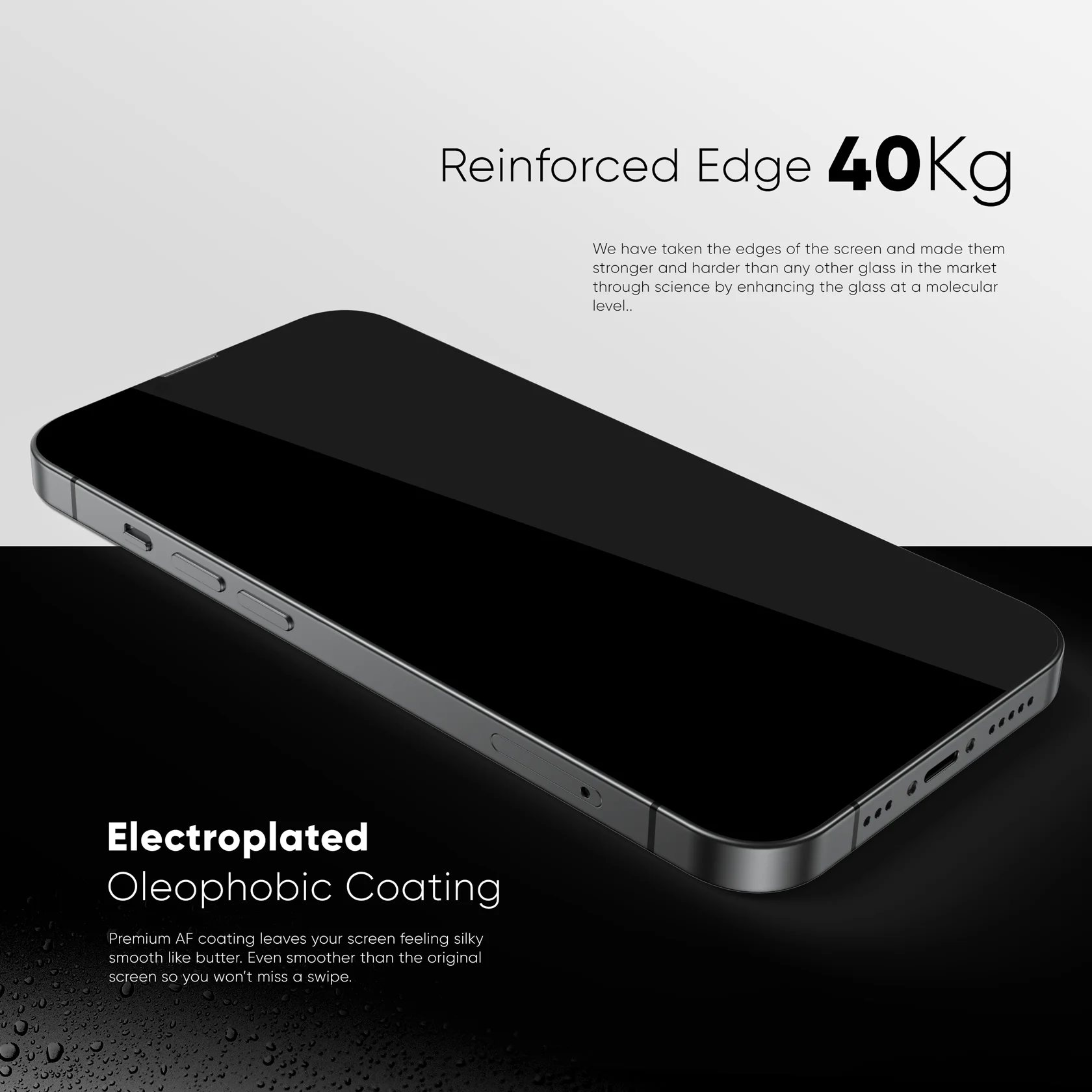 NanoArmour Privacy Screen for iPhone 14 Pro Max Anti-Dust Edge-to-Edge - Image 3