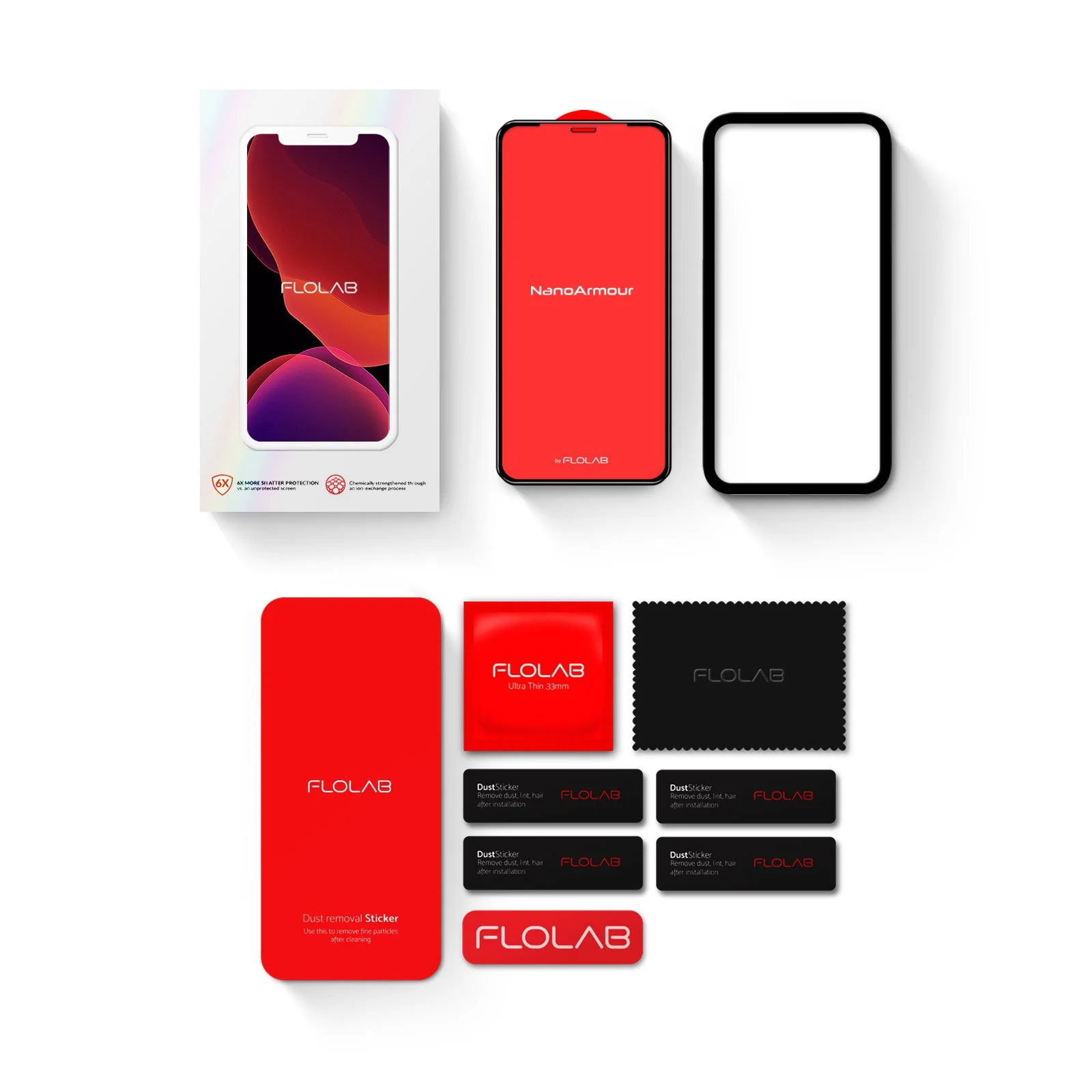 NanoArmour Best for iPhone 11 Pro Max Screen Protector Edge-to-Edge - Image 5