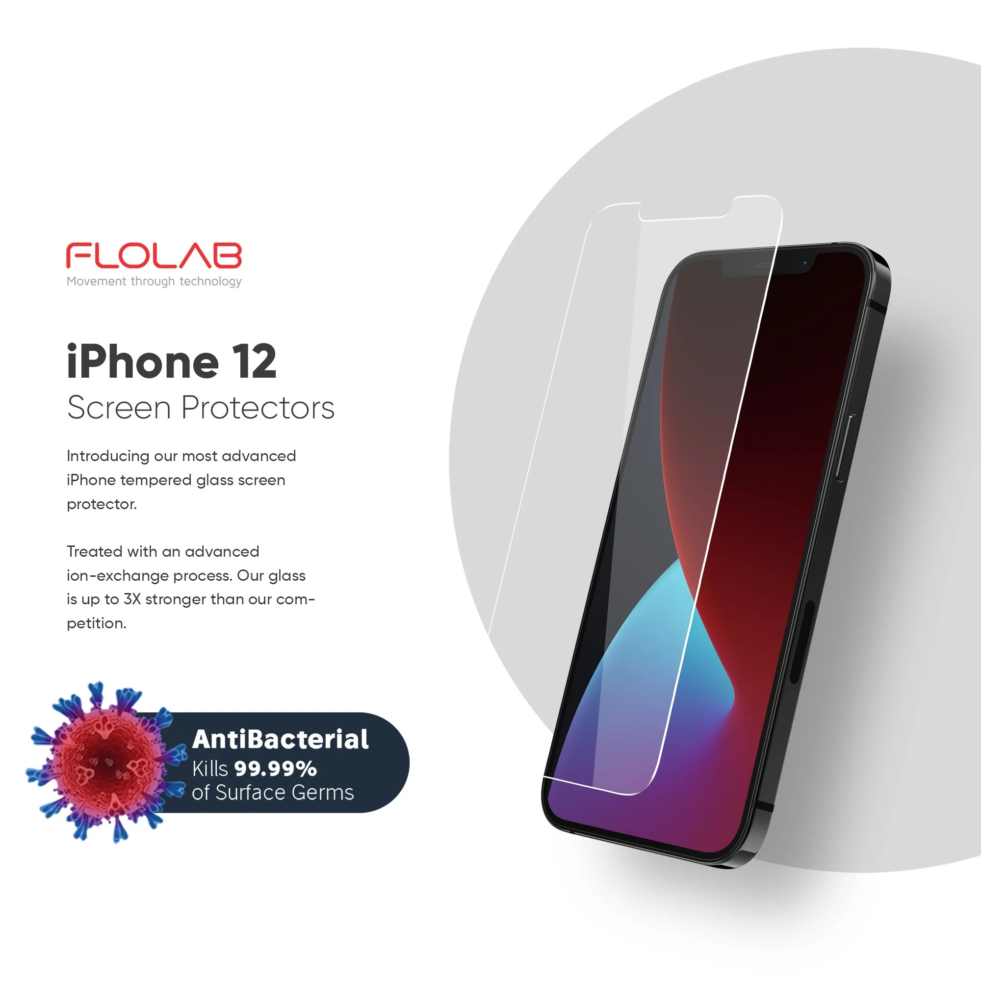 NanoArmour for iPhone 12 Best Screen Protector Case Friendly - Image 2