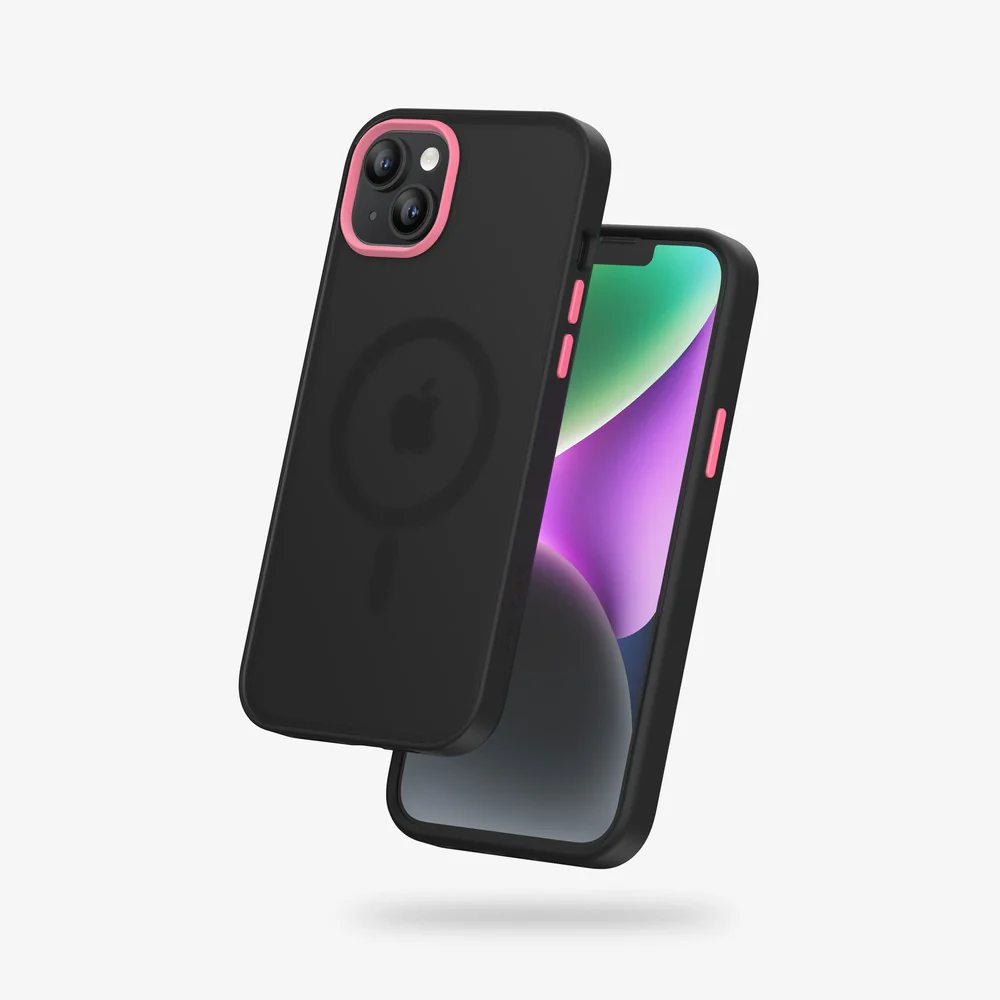 FLOLAB Surtect Tri-Fusion MagSafe Compatible Case – iPhone 14 Series (Stealth Black Frost) - Image 19