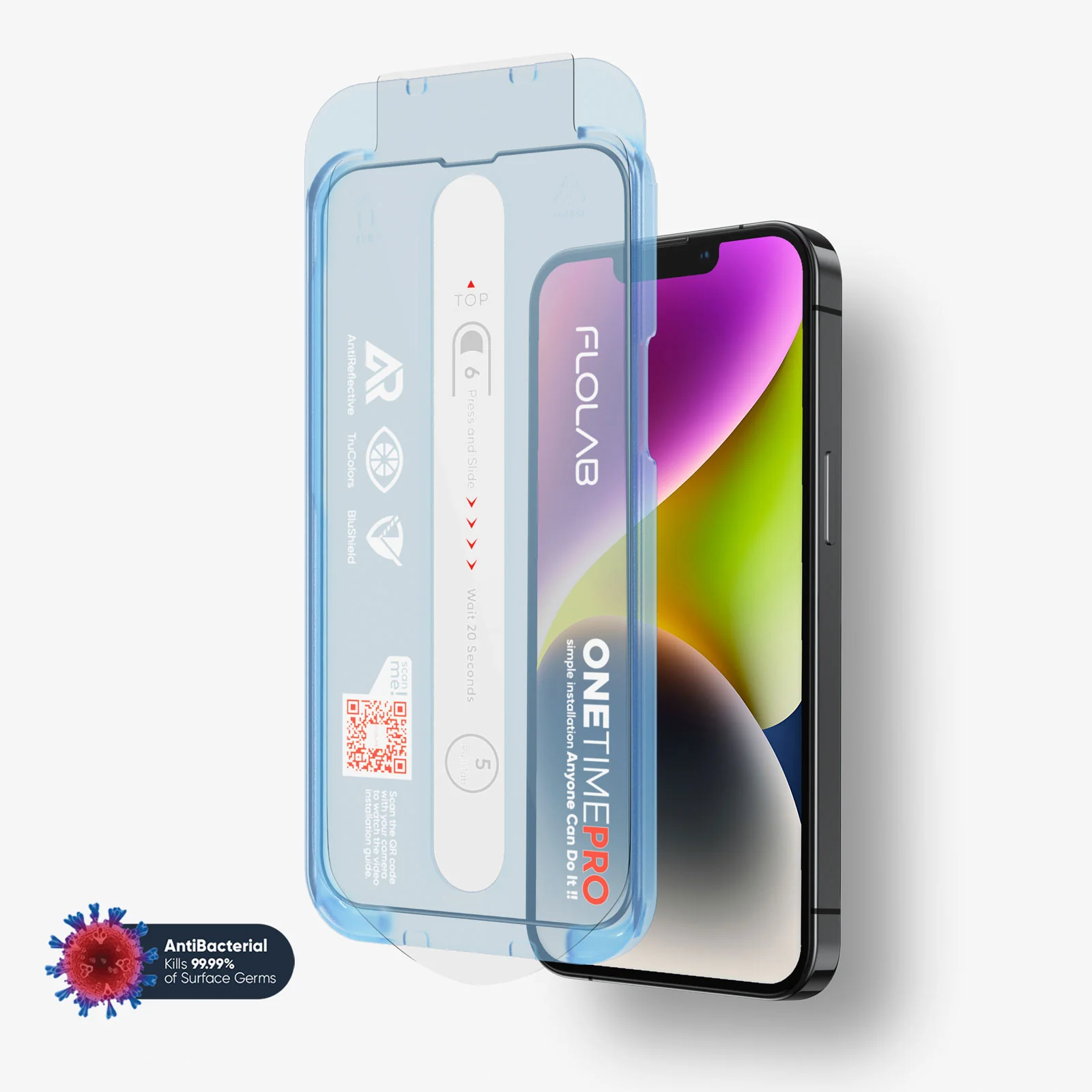 NanoArmour ONETIME PRO Blue Light + Anti Reflective Infinity Edge – iPhone 15 / 14 / 13 Series - Image 11