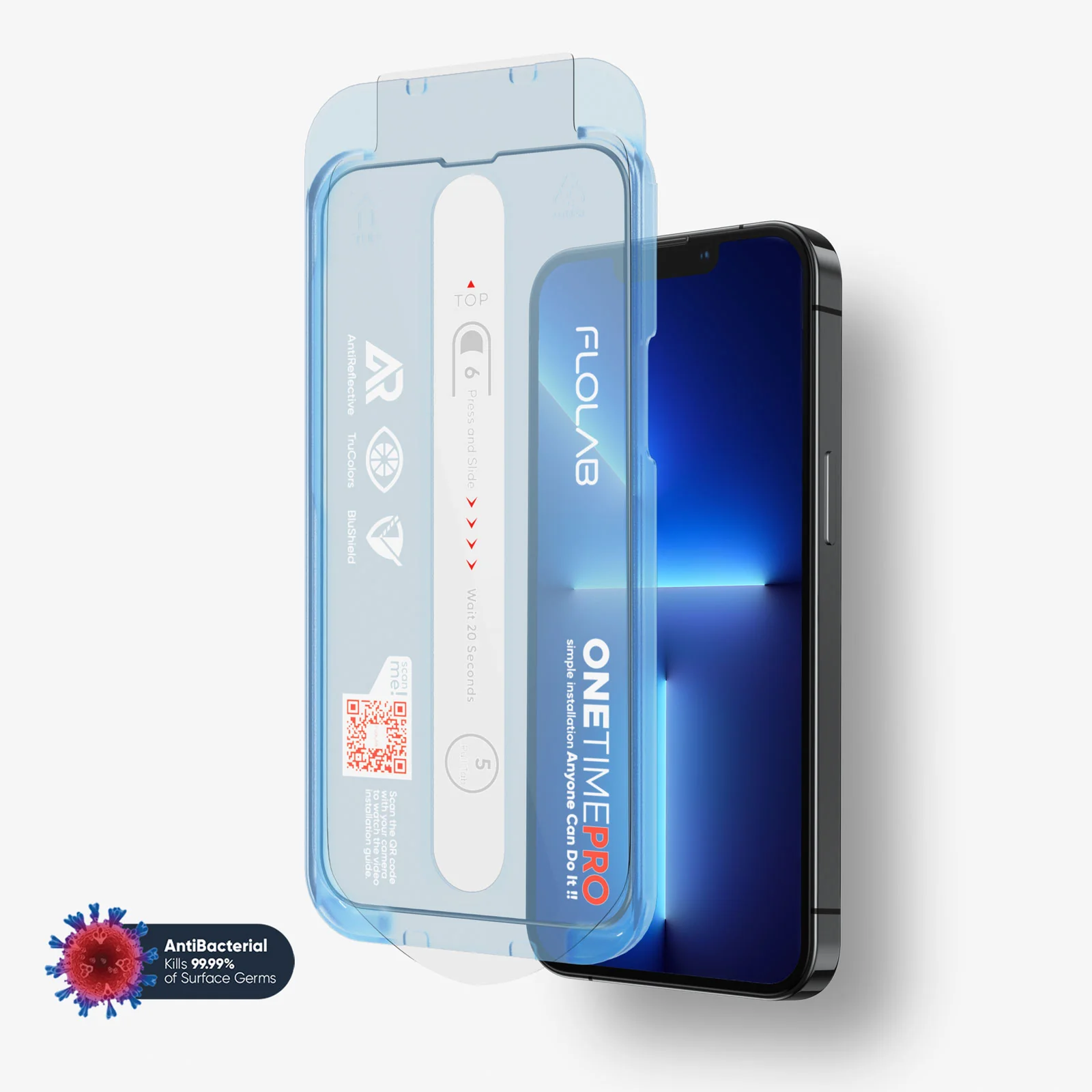 NanoArmour ONETIME PRO Blue Light + Anti Reflective Infinity Edge – iPhone 15 / 14 / 13 Series - Image 12