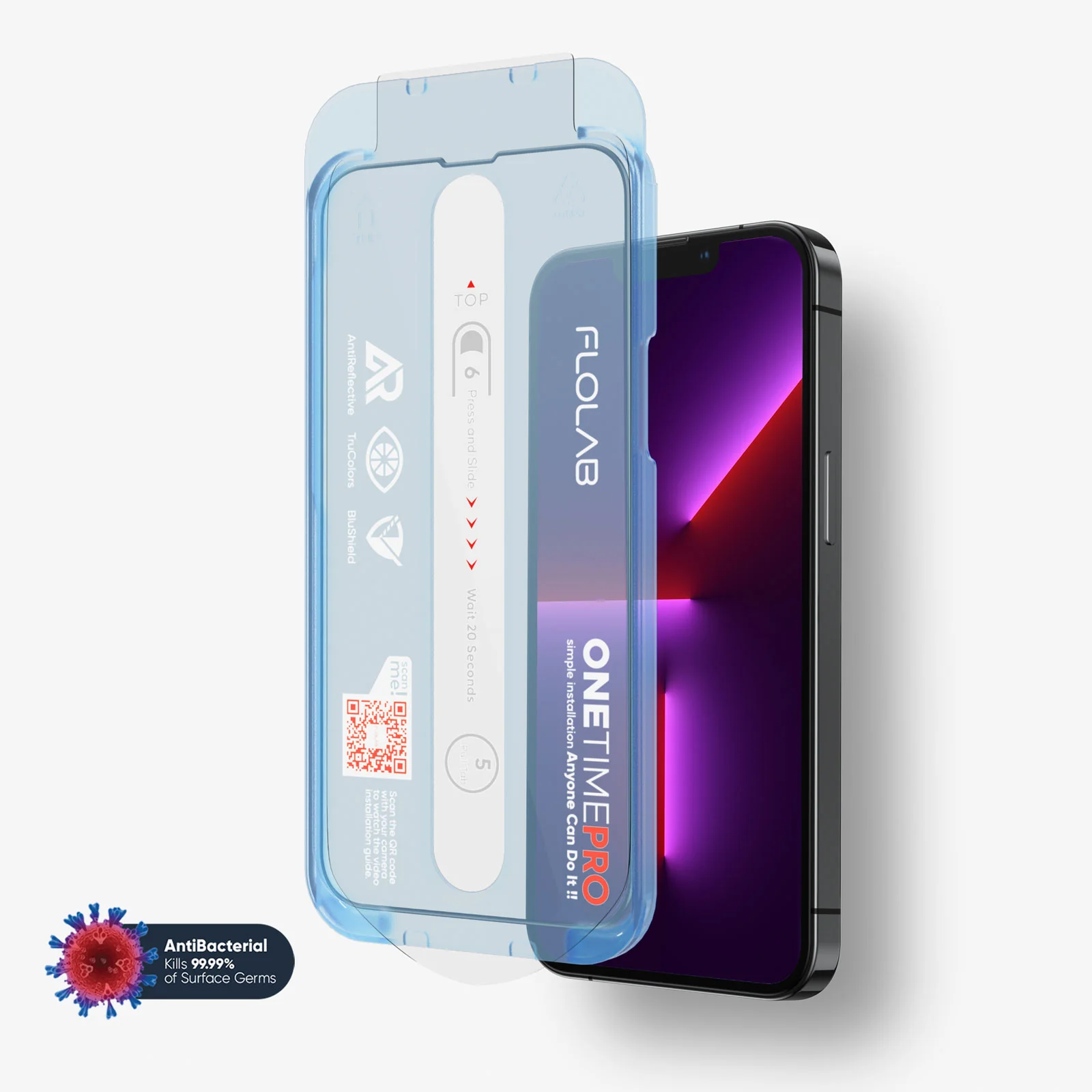 NanoArmour ONETIME PRO Blue Light + Anti Reflective Infinity Edge – iPhone 15 / 14 / 13 Series - Image 13