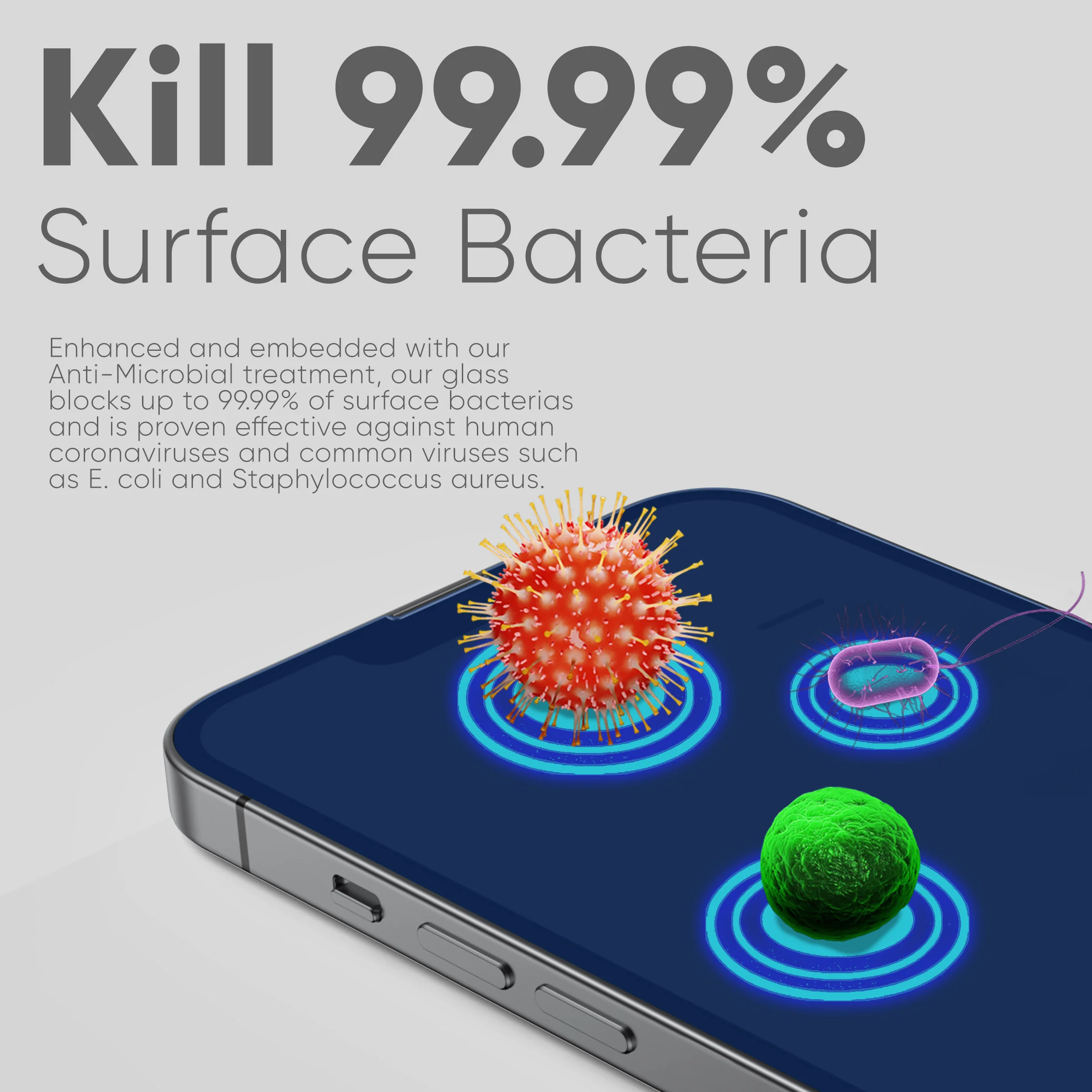 NanoArmour for iPhone 13 Pro Anti-Glare Screen Protector Matte Anti-Dust Edge-to-Edge - Image 3