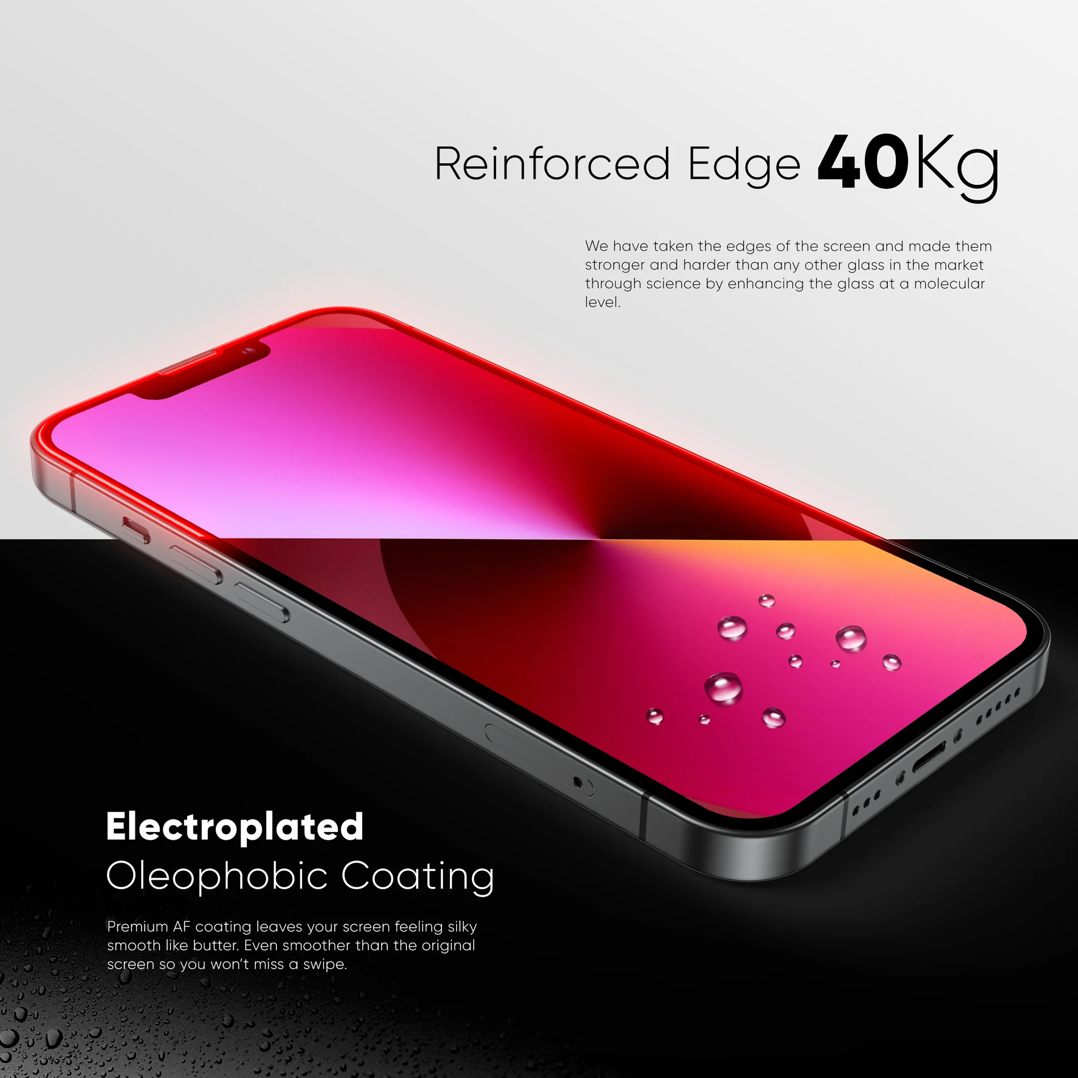 NanoArmour for iPhone 14 Pro Max Clear Anti-Blue Screen Protector: Edge-to-Edge, Anti-Dust, No Yellow or Blue Tint - Image 5