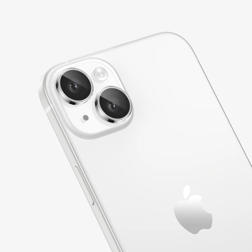 FLOLAB NanoArmour Camera Protector Anti Reflective – iPhone 15 / 15 Plus (Silver) - Image 3