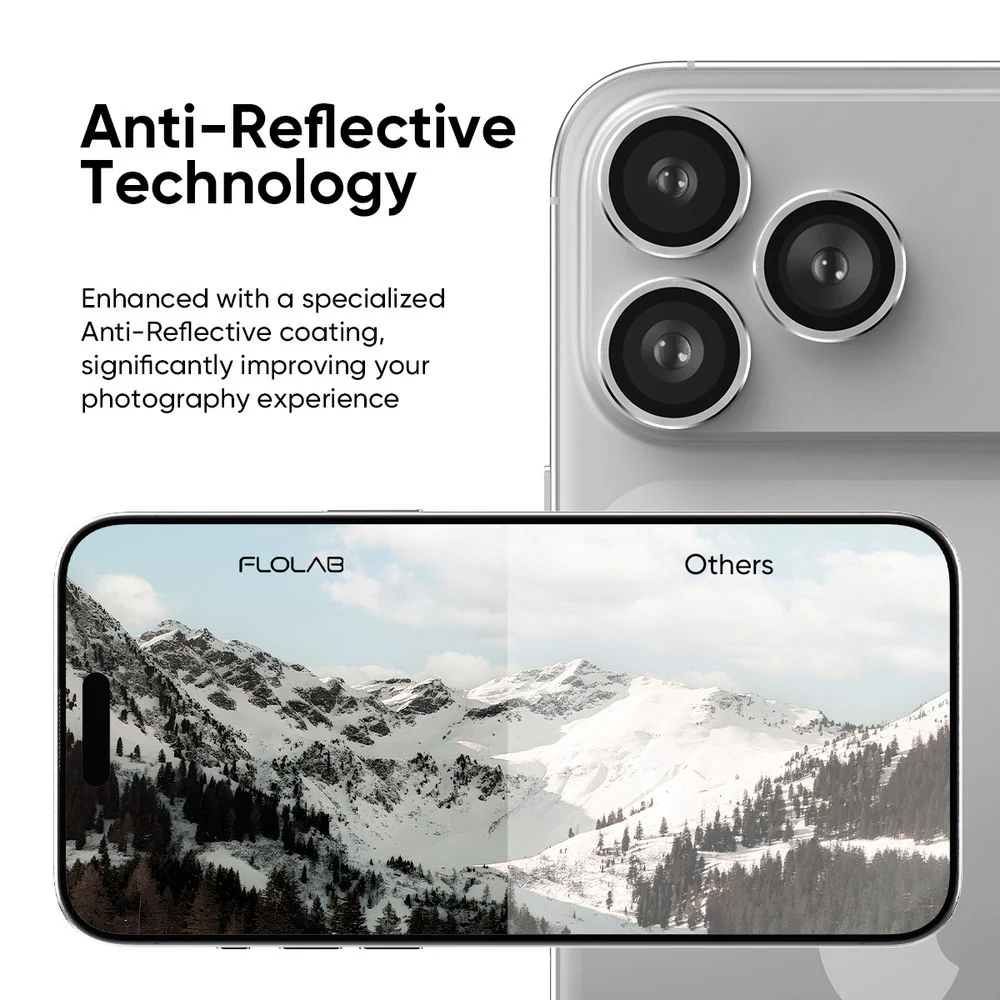 NanoArmour Camera Protector – iPhone 17 Pro / Pro Max Anti Reflective - Image 3