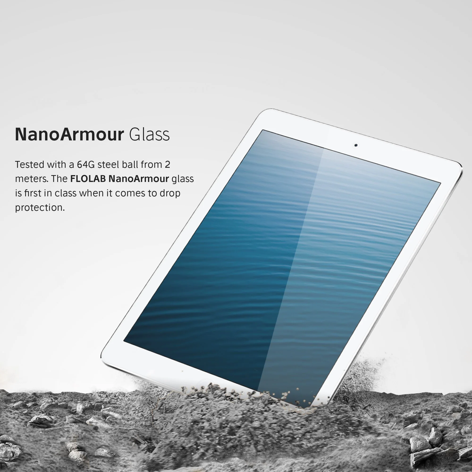 NanoArmour 10.1-inch for iPad 4 / 3 / 2 Screen Protector - Image 2