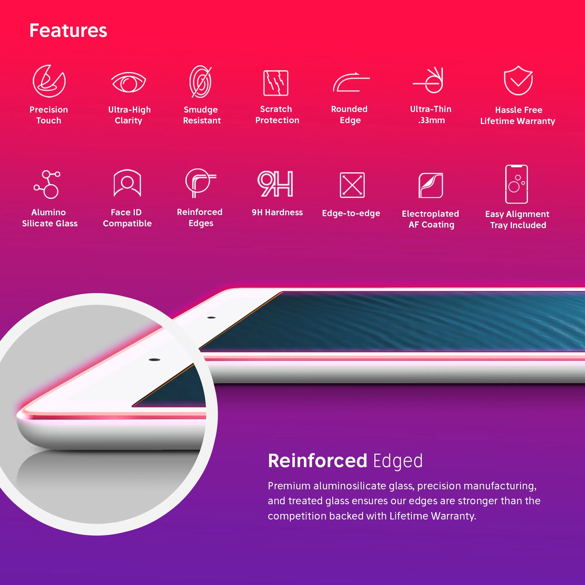 NanoArmour 10.1-inch for iPad 4 / 3 / 2 Screen Protector - Image 3