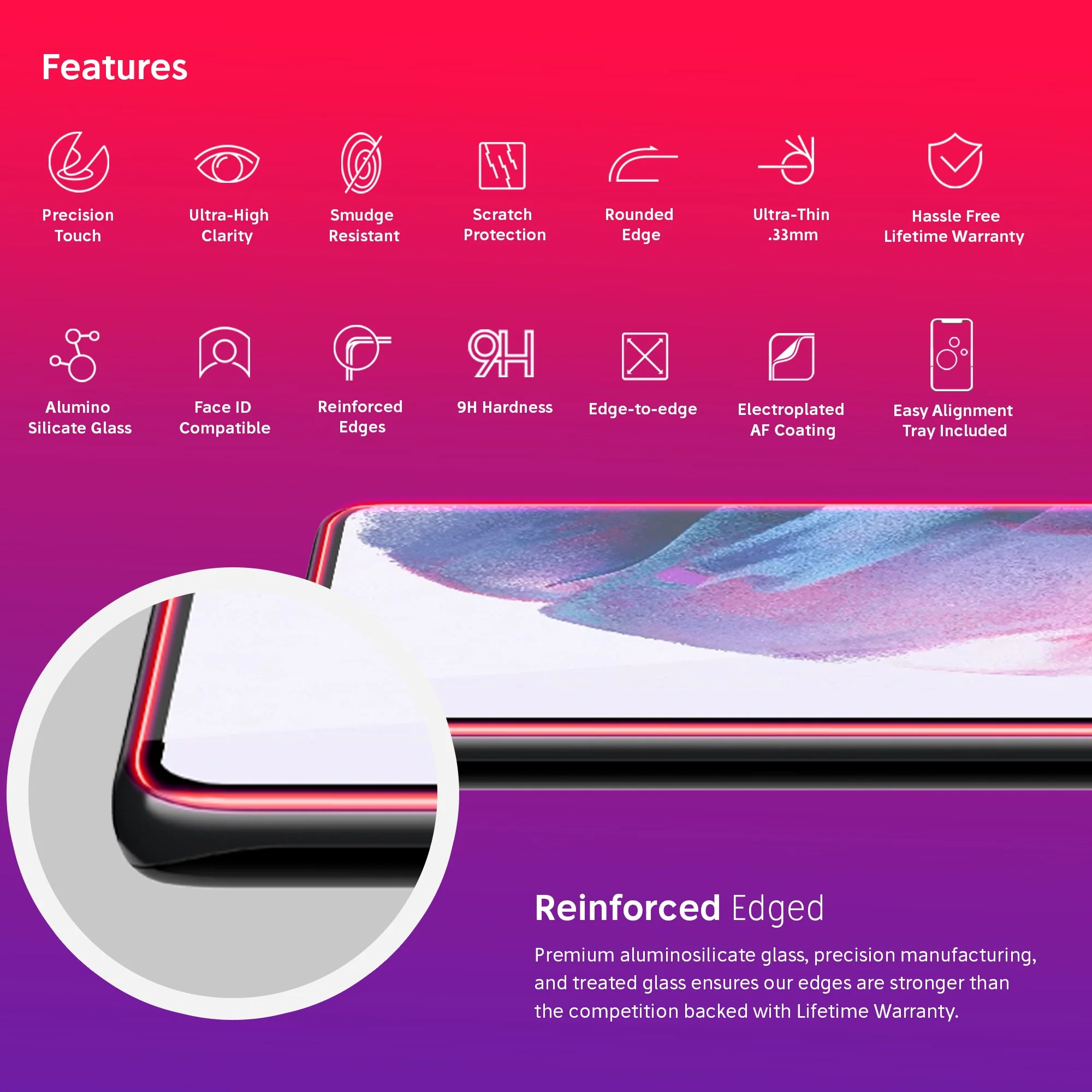 NanoArmour for Samsung Galaxy S21 Best Screen Protector - Image 4