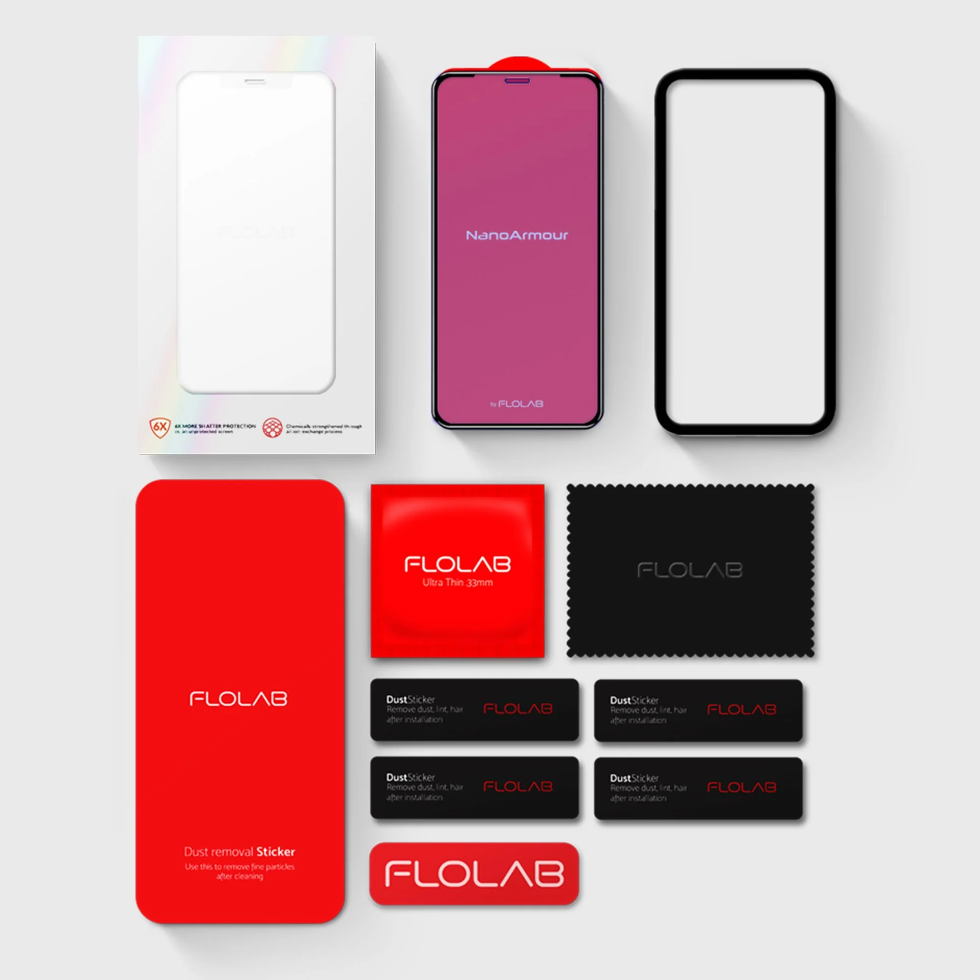 NanoArmour for iPhone XS Max Anti-Blue Light Screen Protector Case Friendly - Image 5