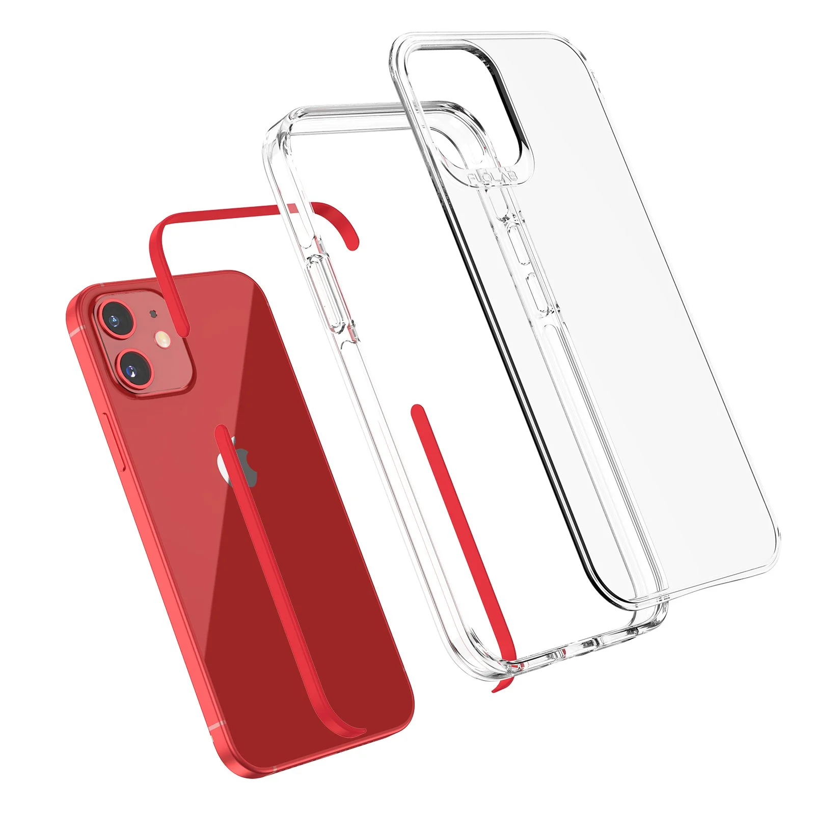 Red for iPhone 12 Cases TAFFYCA Series - Image 3