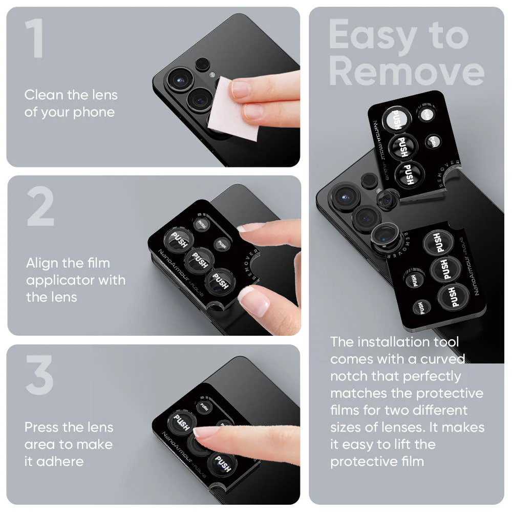 NanoArmour Camera Protector – Galaxy S26 Ultra (Anti-Reflective) - Image 5