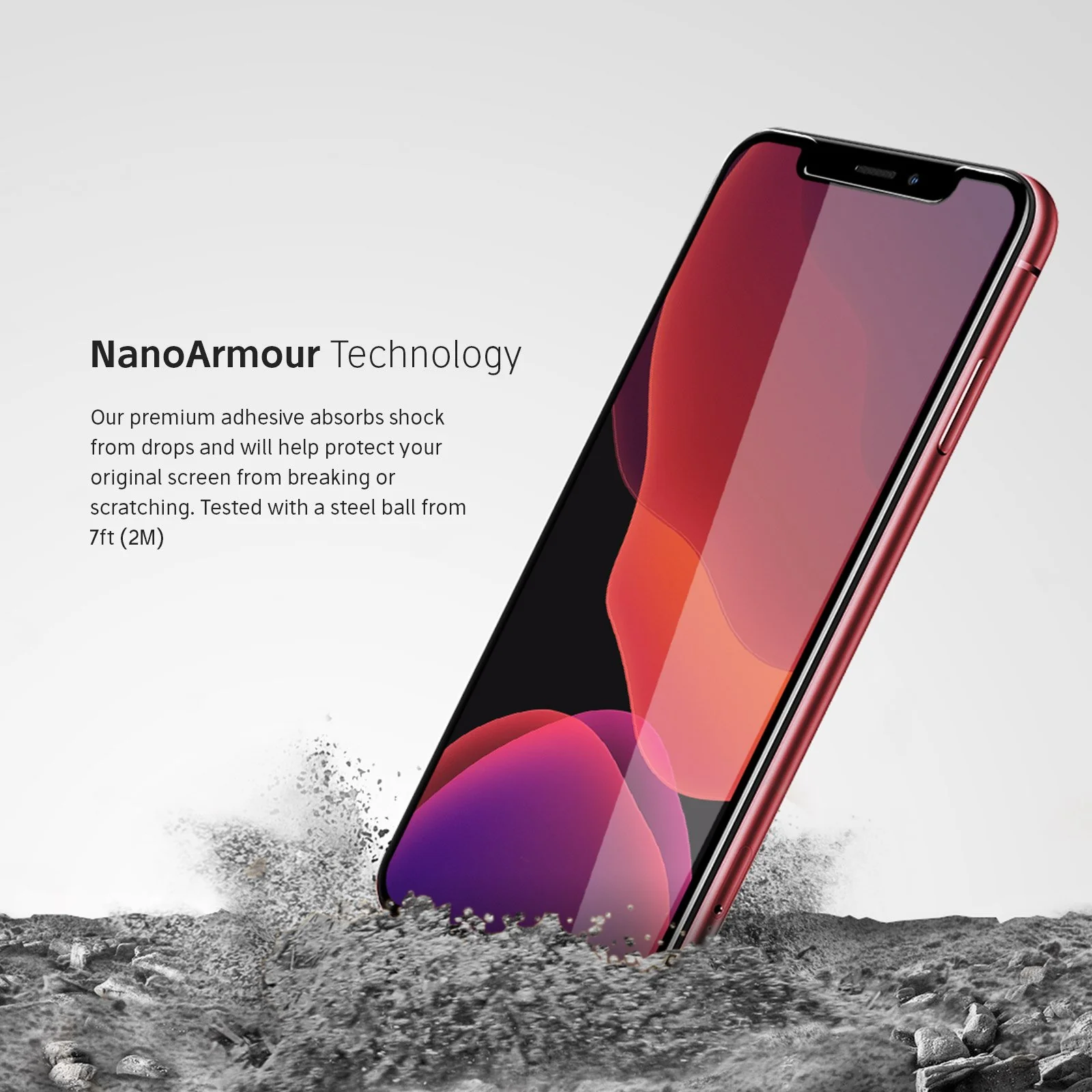 NanoArmour Screen Protector for iPhone XR - Image 4